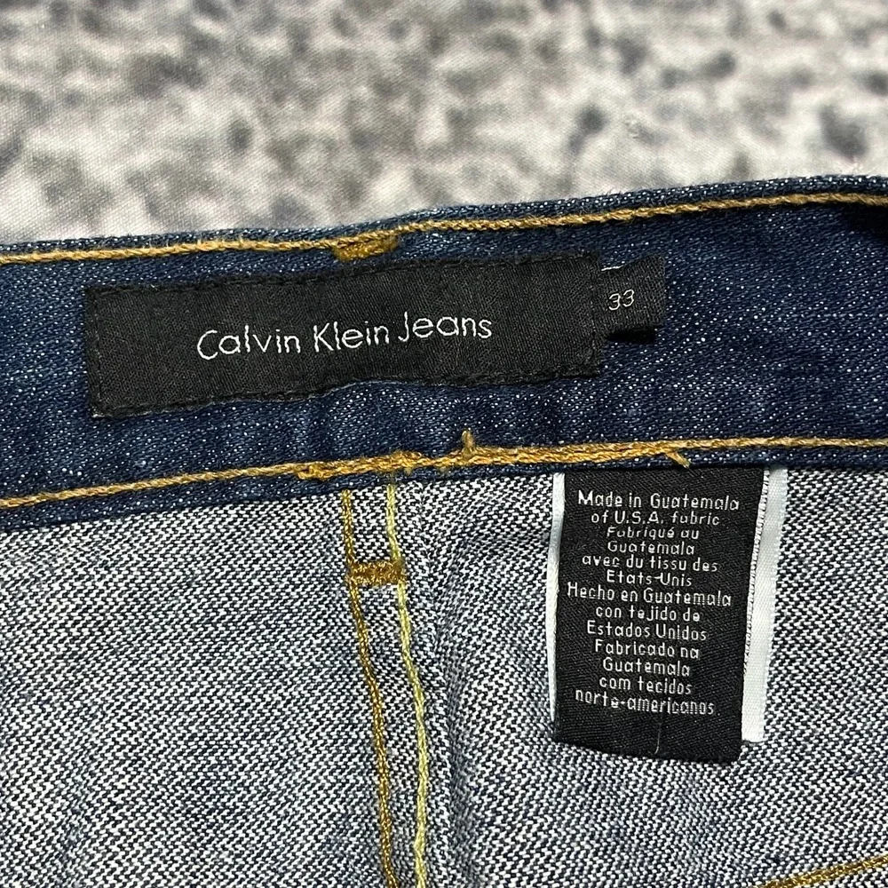 NEW Calvin Klein Jeans‎ Mens 32x32 Blue Loose Fit Relaxed Distressed Vintage Y2K